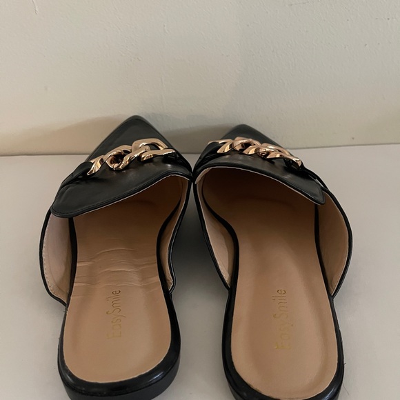 Easy Smile Mules Slides Chain Loafer - Picture 4 of 11